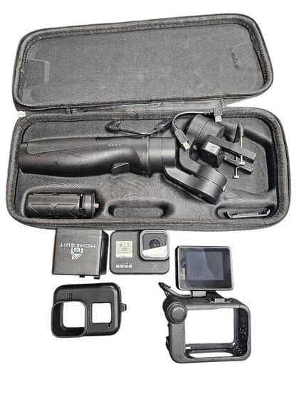 GoPro Hero 8 Camera with Accessories (inc 4 Batteries) and Case