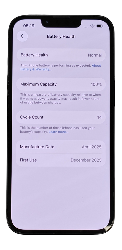 iPhone 16e 128GB 100% Bat ***Unlocked***