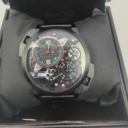 STORM DUALATON SLATE RED WATCH