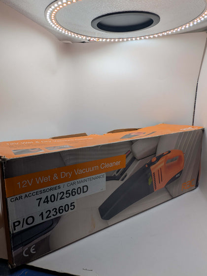 RAC Wet & Dry Car Vacuum Cleaner 12V