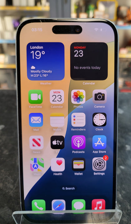 Apple iPhone 15 Pro - 128GB - White Titanium - Unlocked