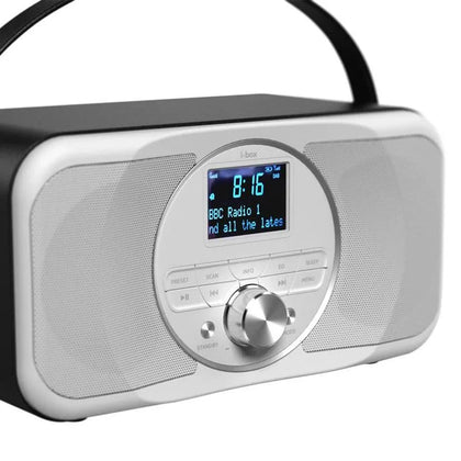 I Box DAB Radio Portable DAB Plus Radio FM Radio Portable Bluetooth Speaker