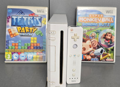 Nintendo Wii Gaming Console = 2 games ** Unboxed **