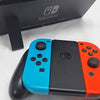 Nintendo Switch Neon 32gb console with all parts shown unboxed some slight damage to upper edge