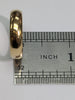 18CT GOLD WEDDING BAND RING SIZE R 1/2