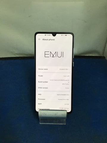 Huawei P30 - 128GB Storage