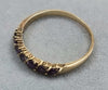 9ct Gold Amethyst Ring Size "S"