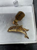 5.1g 9ct Gold Dolphin Pendant **Hallmarked**
