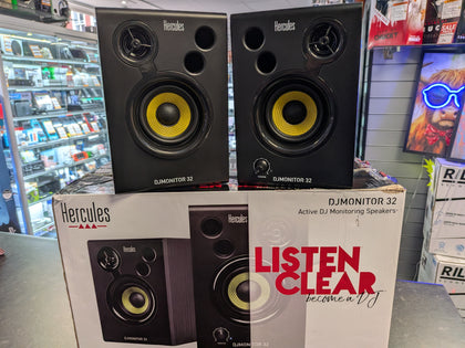 Hercules DjMonitor 32 Active Speaker Set boxed
