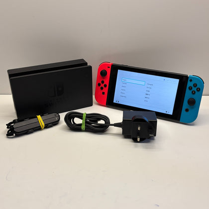 Nintendo Switch Console with Neon Red/ Neon Blue Joy Cons 32GB