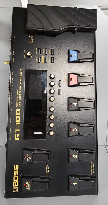 Boss GT-100 ver 2 COSM Amp Effects Processor.