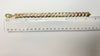 9ct yellow gold curb bracelet 8.5"