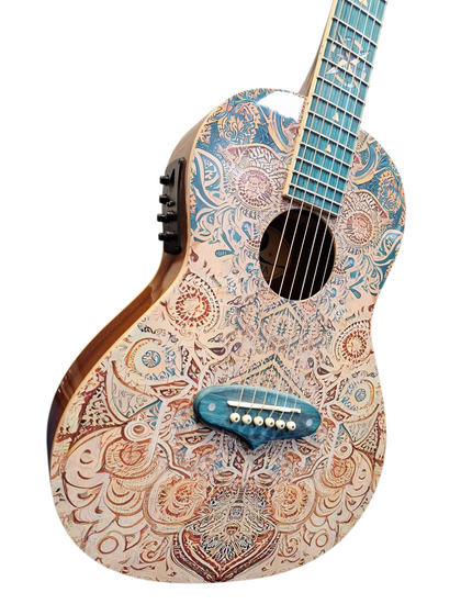Lindo Sahara Electro Acoustic Travel Guitar