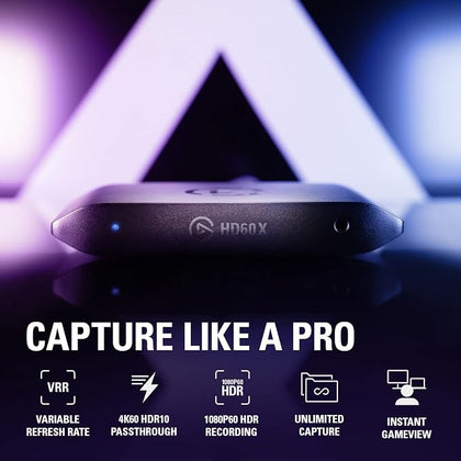 Elgato Hd60x External Capture Card Compatible With Ps5/xbox 4k Hdr