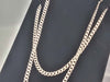 9ct White Gold Men's Cuban Curb Link Chain Necklace - 20" Long - 8.57 Grams