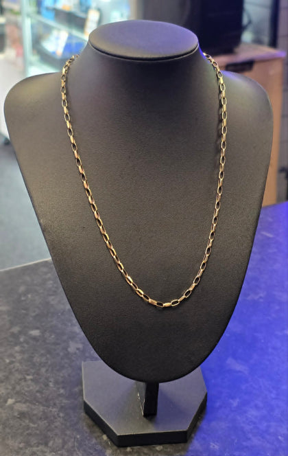 9ct Gold 19” Chain