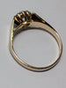 9CT GOLD RING WITH LARGE CZ STONE