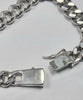 Silver Curb Bracelet 7.5"