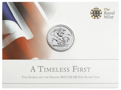 Royal Mint, The George and the Dragon UK 2013 £20 Fine Silver Coin