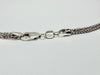 18" 9ct white gold twist necklace