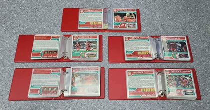 Liverpool FC Victory Cards collection in folders