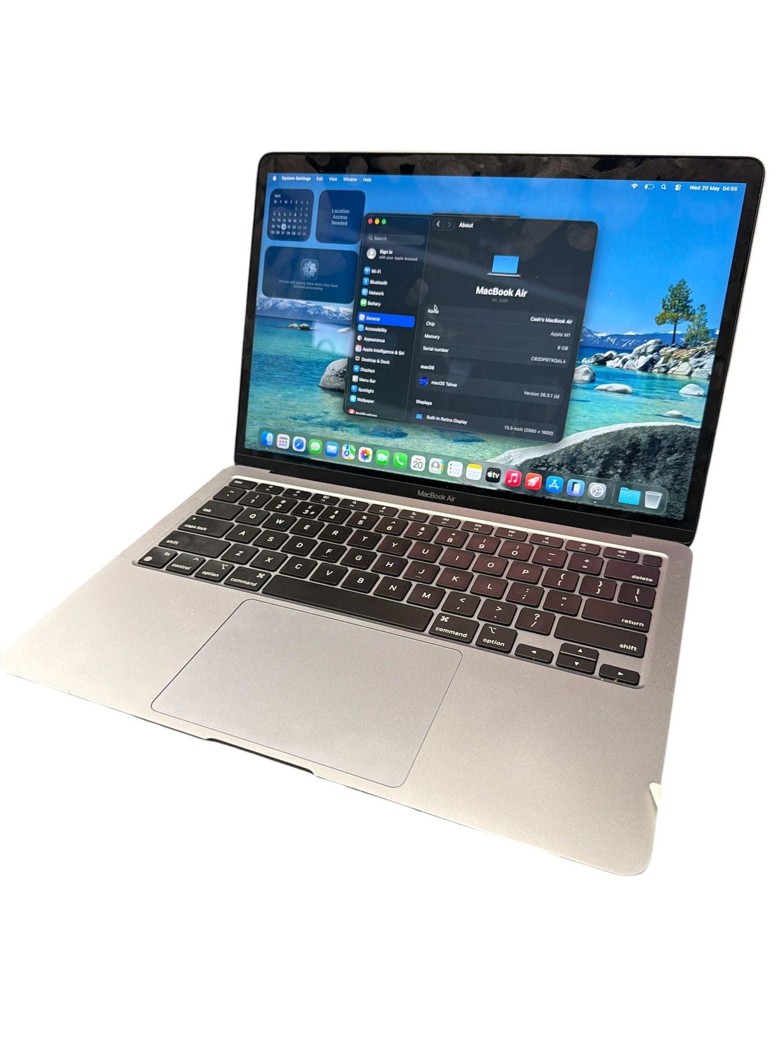 Chip M1 Apple with Air MacBook Apple 2020 256GB 8GB M1 Air 【Adersh】MacBook (13-inch, 256GB RAM, 8GB MacBook本体