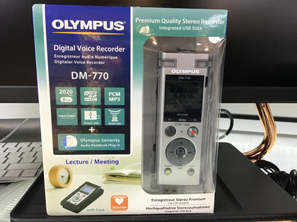 Olympus DM 770 Digital Voice Recorder LEYLAND STORE
