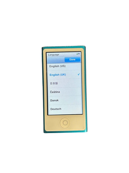 Apple iPod Nano 7th Gen 16GB Blue