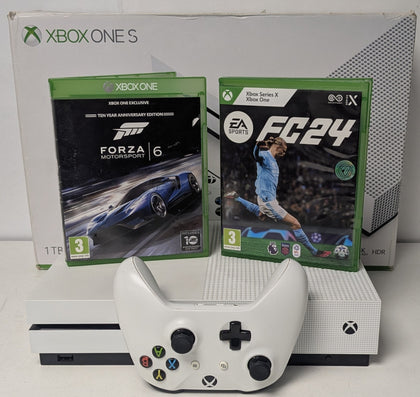 Microsoft Xbox One S 500GB Console & 2 Games