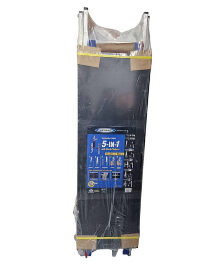 Werner Combination Stepladder With Platform 5 Way 3 Section Non-Slip 2.48m