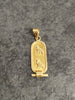 18ct Egyptian Hieroglyphics Pendant