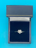 9CT DIAMOND RING - K