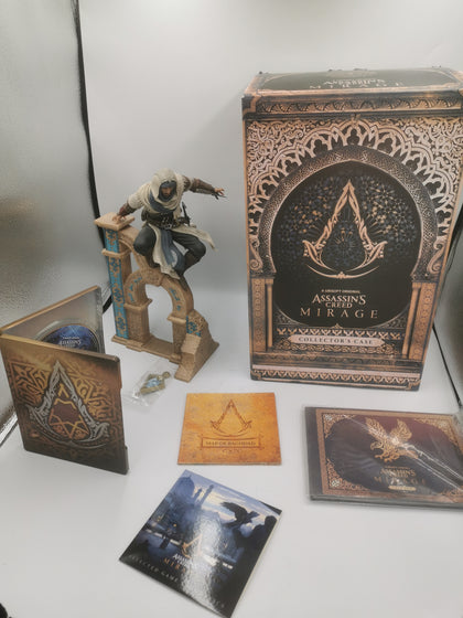 Assassin's Creed Mirage Collectors Edition Including Game, Figure,Map, Pendant and CD