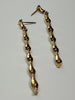 9ct Gold Drop Twist Earrings