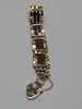 9ct gold 4 bar gate bracelet