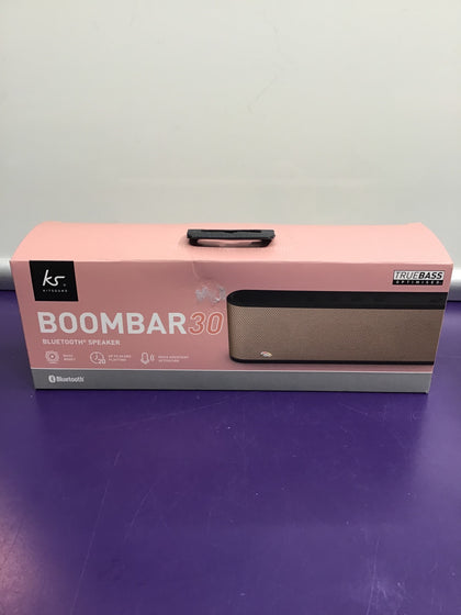 **S E A L E D**KitSound BOOMBAR 30 Bluetooth Speaker **Rose Gold / Pink**.