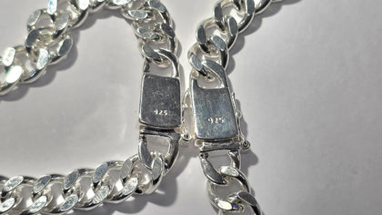 925 Silver Curb Chain & Bracelet Bundle