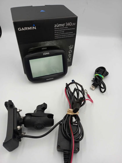 Garmin Zumo 340 LM - Rugged Waterproof Motorcycle Sat Nav Boxed