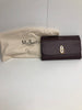 Mulberry Womens Amberley Leather Clutch Bag - Oxblood Red