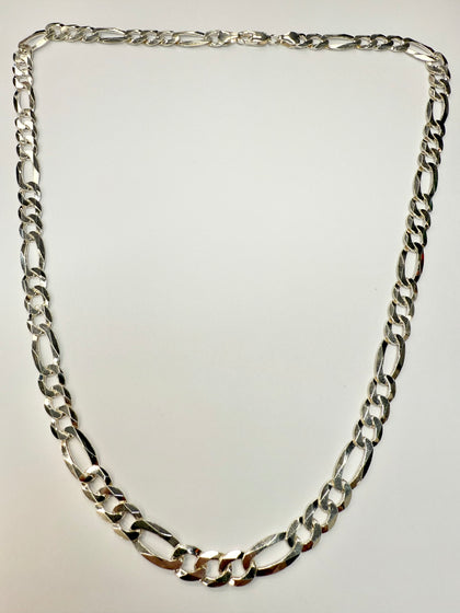 Brand new sterling silver figaro chain 22