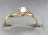 14Ct Gold Ring With CZ size N