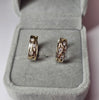 18ct English Lock Earrings