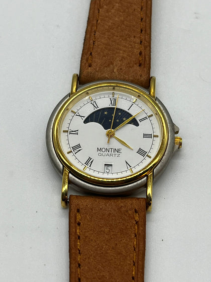 L'etoile Ta 4722/2 Moon-phase Vintage Collection Watch Rare Montre