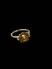 Lehrer Citrine Torusring Cut 10ct Yellow Gold Ring - 2.96 Grams - Size S