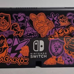 Nintendo Switch Console, 64GB OLED Scarlet/Violet + Red/Purple Joy-Con, Unboxed