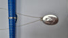 SILVER OVAL RING AND NECKLACE SET