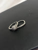 9ct White Gold 2x Diamond Ring Set - Size L