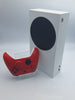 Microsoft Xbox Series S 512GB white console with red controller and all leads UNBOXED