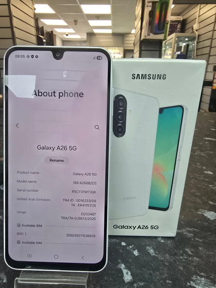 Samsung Galaxy A26 5G 128GB United Arab Emirates model