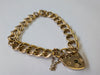 9ct Gold Ladies Charm Bracelet With Locket